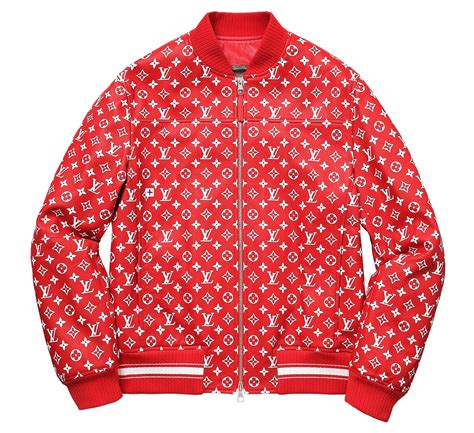 supreme x louis vuitton varsity jacket|supreme Louis Vuitton denim jacket.